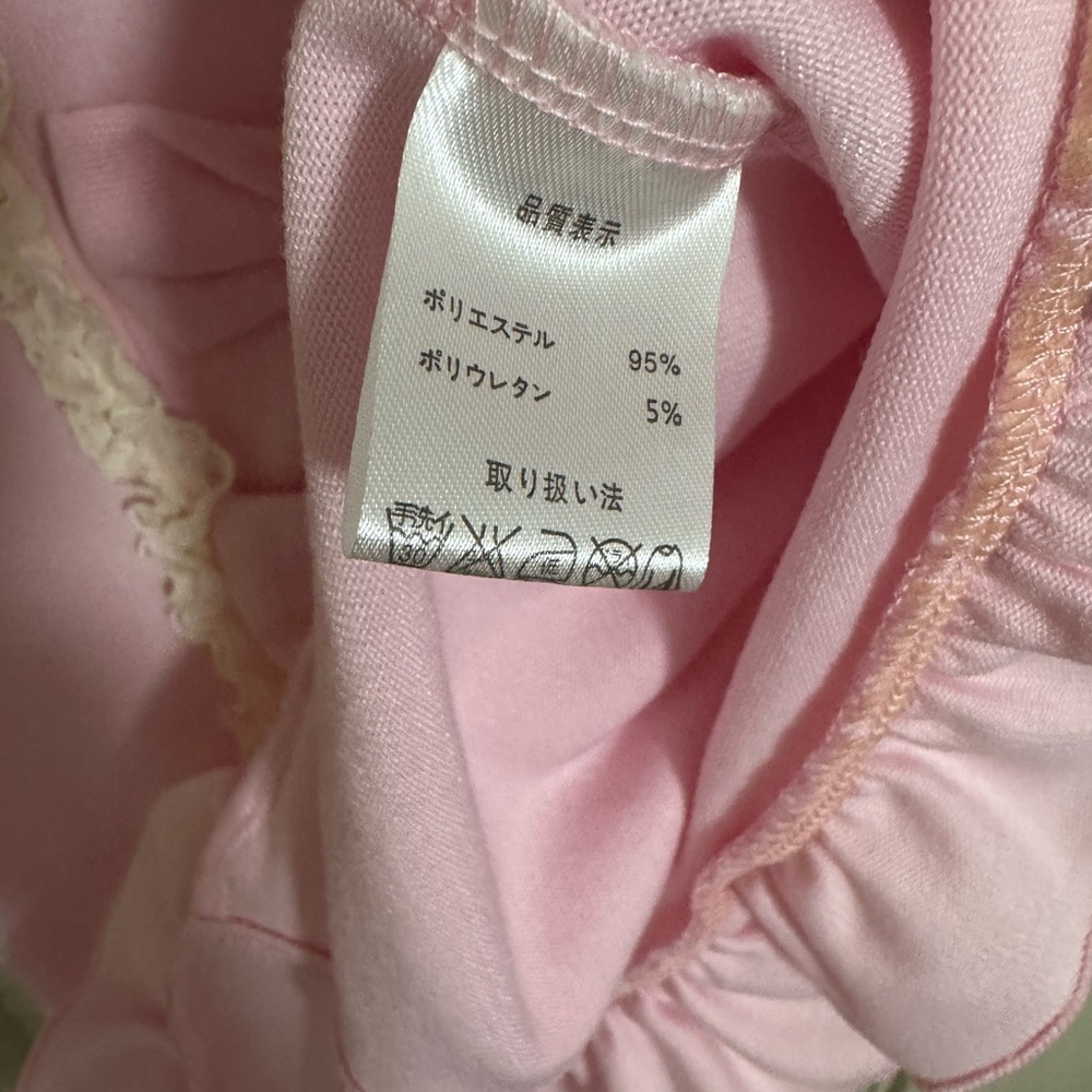 Ancoco pretty pink bow ruffle lace shirt sleeve top - Picture 5 of 8